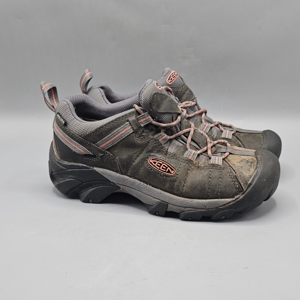 Keen Targhee ll WP Magnet/Coral Boot Women's Sz 9 W 1022815 KeenDry Waterproof
